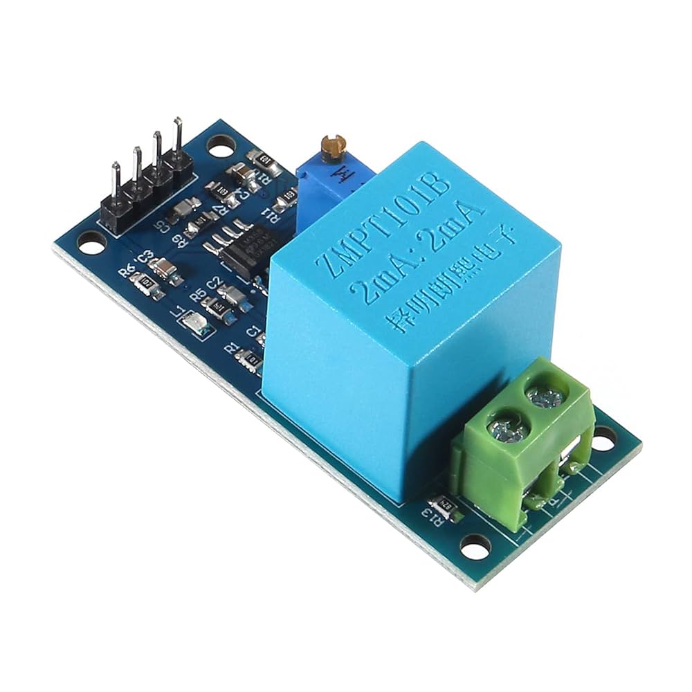ZMPT101B AC Voltage Sensor Module 5-30V – حساس قياس الجهد المتردد