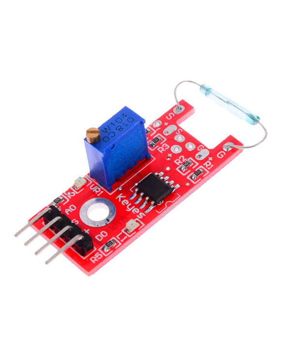 حساس مغناطيس زجاجي مع دائرة – Glass Magnetic Sensor with Circuit