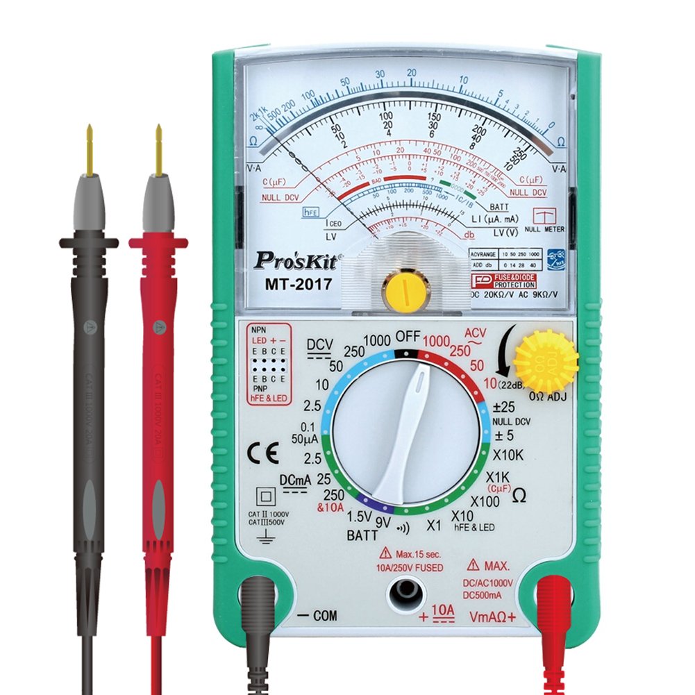 MT-2017  Multimeter – ملتميتر انلوج متعدد الوظائف (اميتر قياس)