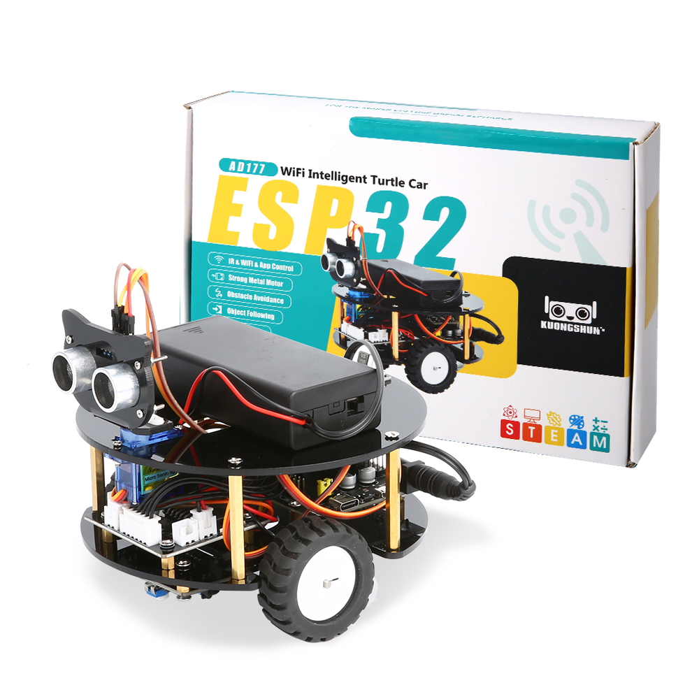 سيارة السلحفاة الذكية E5-1 Intelligent Turtle Car ESP32