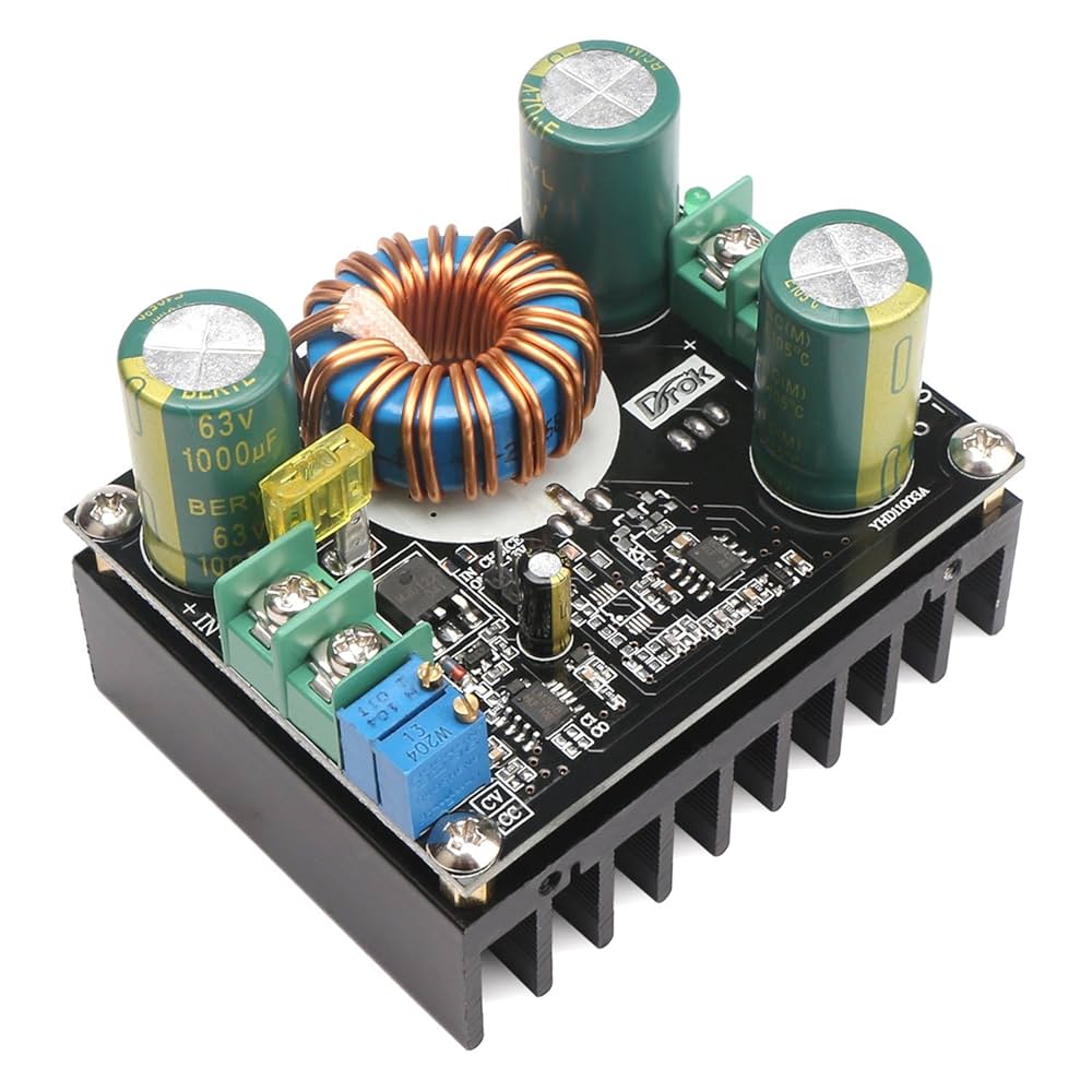 600W Step up DC-DC 10A رافع جهد متغير
