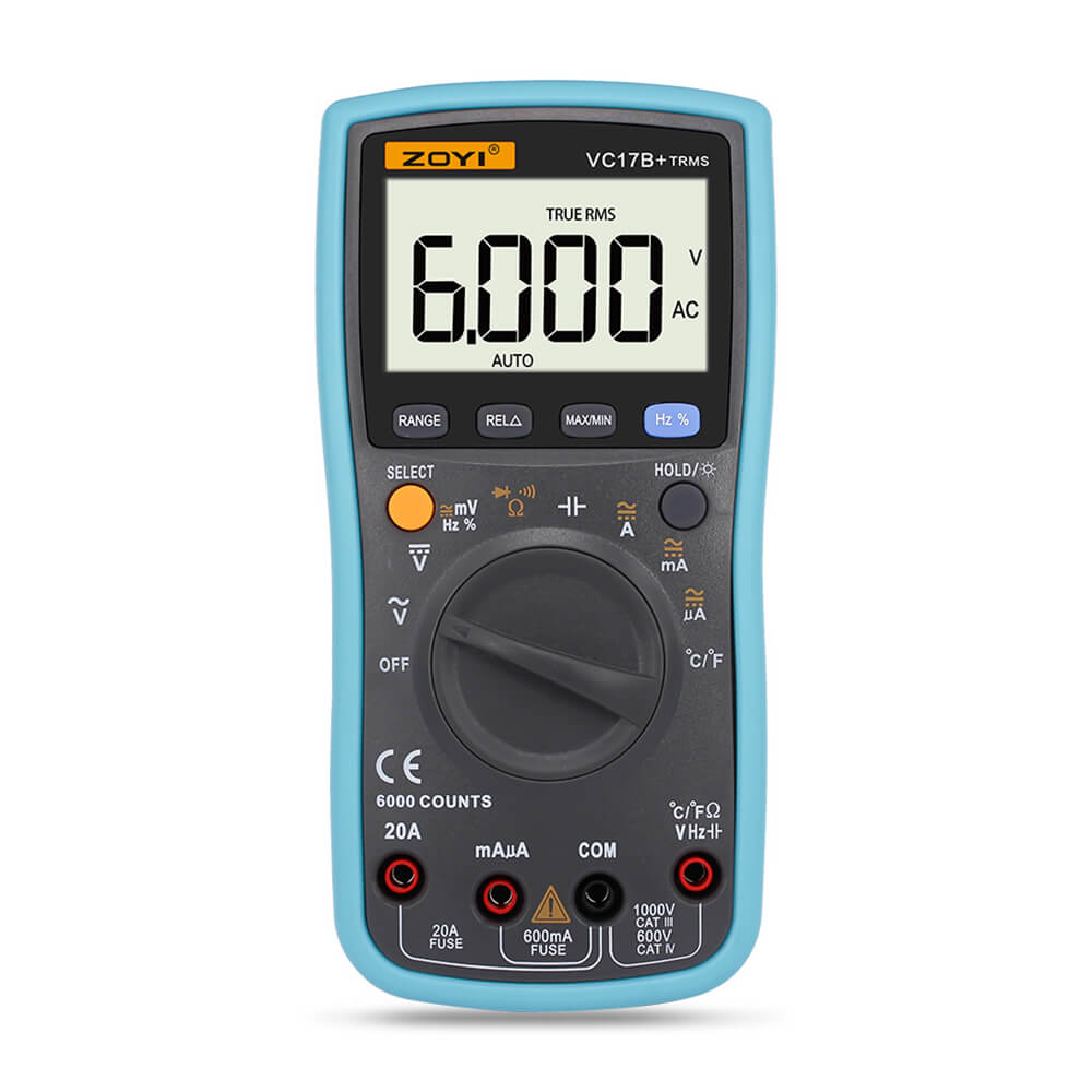 ZOYI VC17B+ Digital Multimeter – ملتميتر رقمي متعدد الوظائف (اميتر قياس)