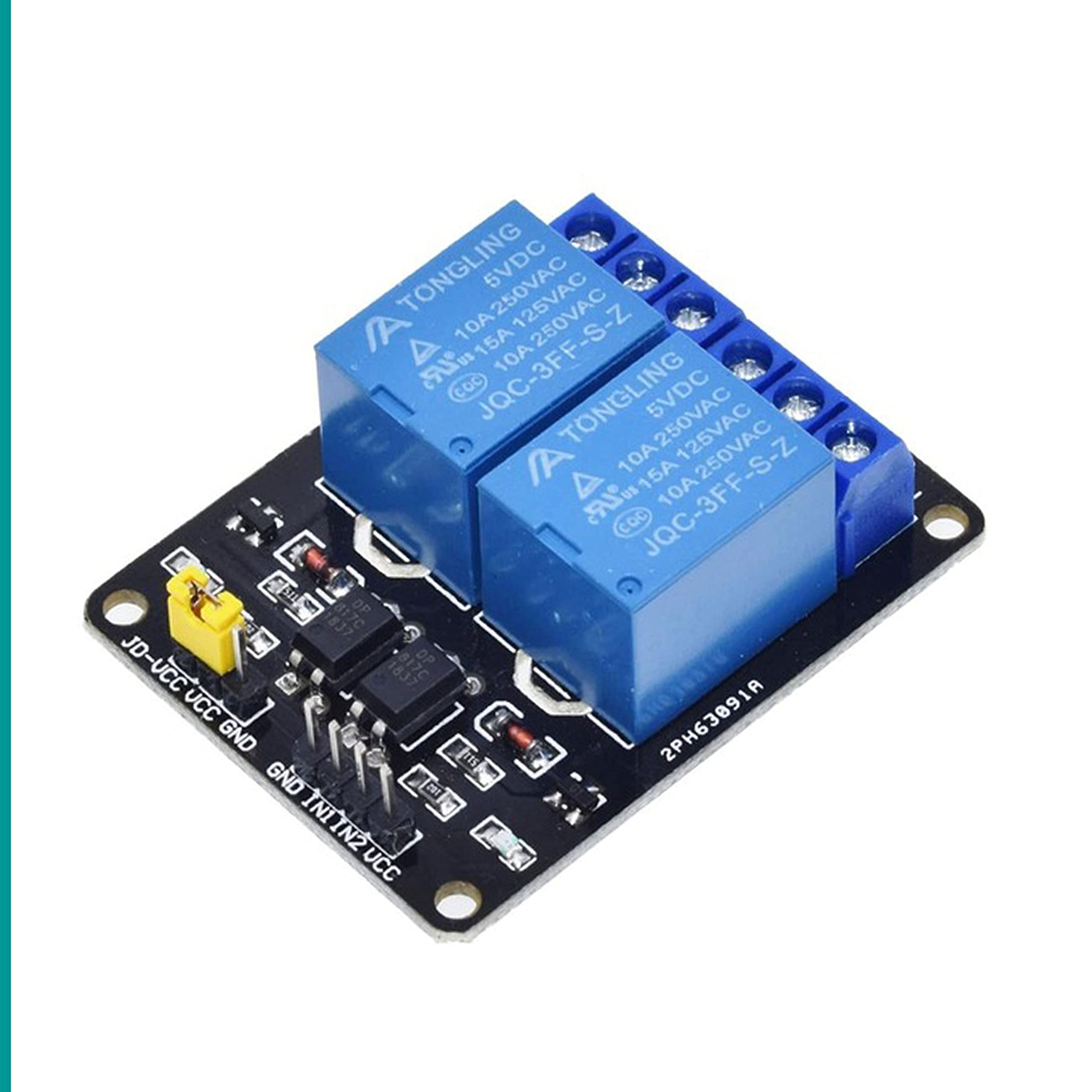 Shield Relay 2CH 12V_10A شيلد ريلي 2 قنوات